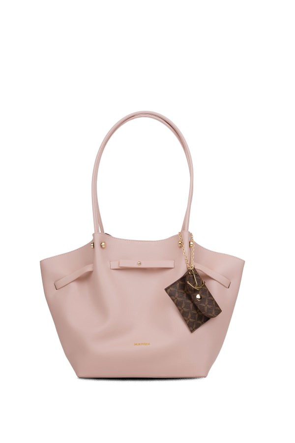 NAUTICA PEMBE-KAHVE KADIN OMUZ ÇANTASI