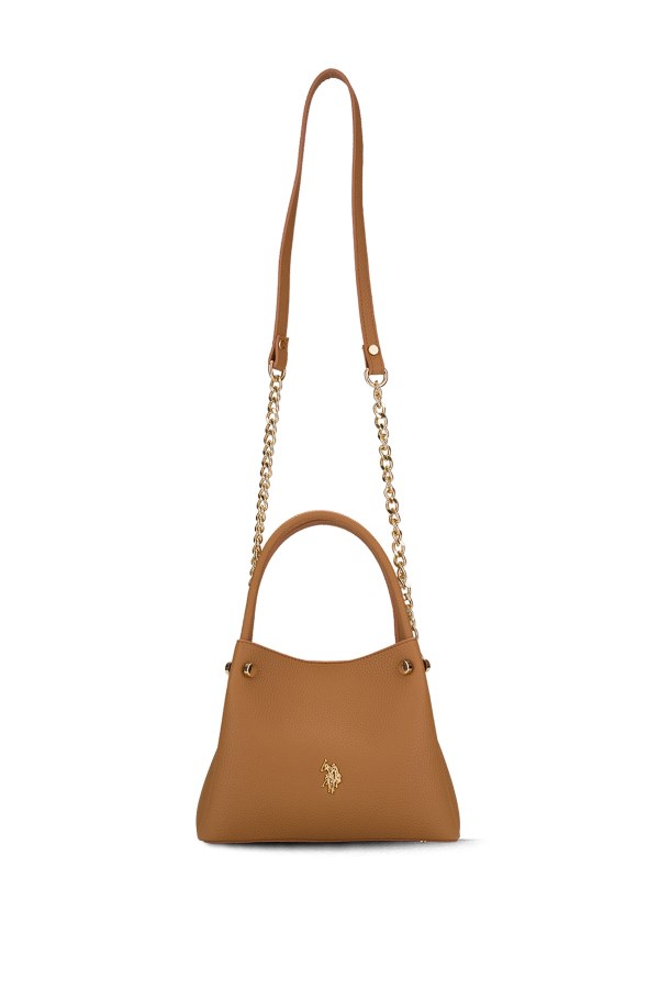 U.S. POLO ASSN. CAMEL KADIN OMUZ ÇANTASI