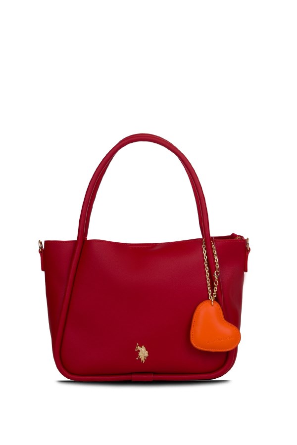 U.S. POLO ASSN. KIRMIZI KADIN OMUZ ÇANTASI