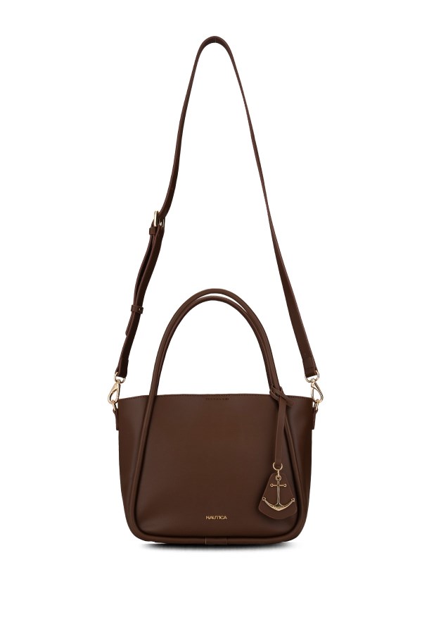 NAUTICA A.KAHVE-BEJ KADIN OMUZ ÇANTASI