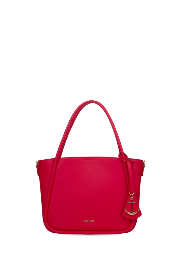 NAUTICA A.KIRMIZI-BEJ KADIN OMUZ ÇANTASI