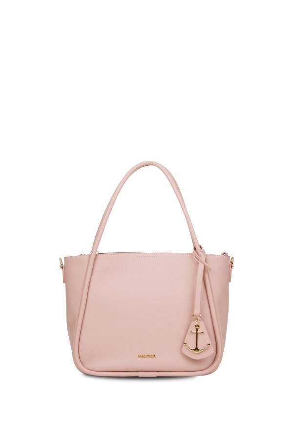 NAUTICA PEMBE-KAHVE KADIN OMUZ ÇANTASI