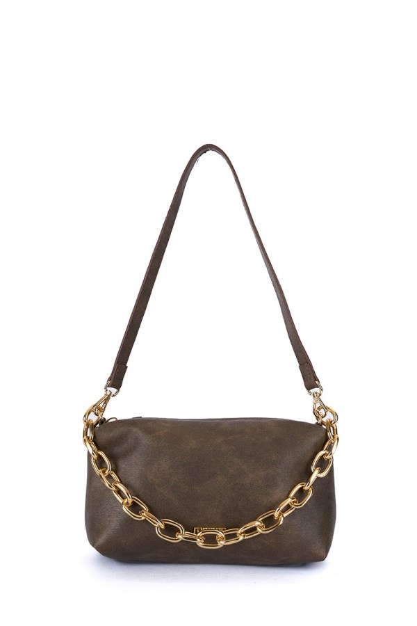 MAIDEN KAHVERENGİ KADIN OMUZ ÇANTASI