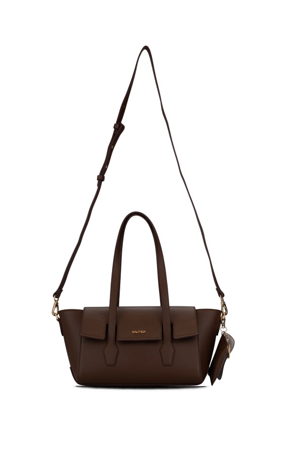 NAUTICA A.KAHVE-BEJ KADIN OMUZ ÇANTASI