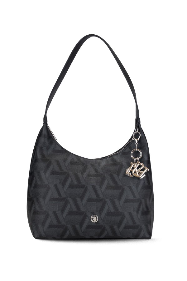 U.S. POLO ASSN. SİYAH KADIN OMUZ ÇANTASI 