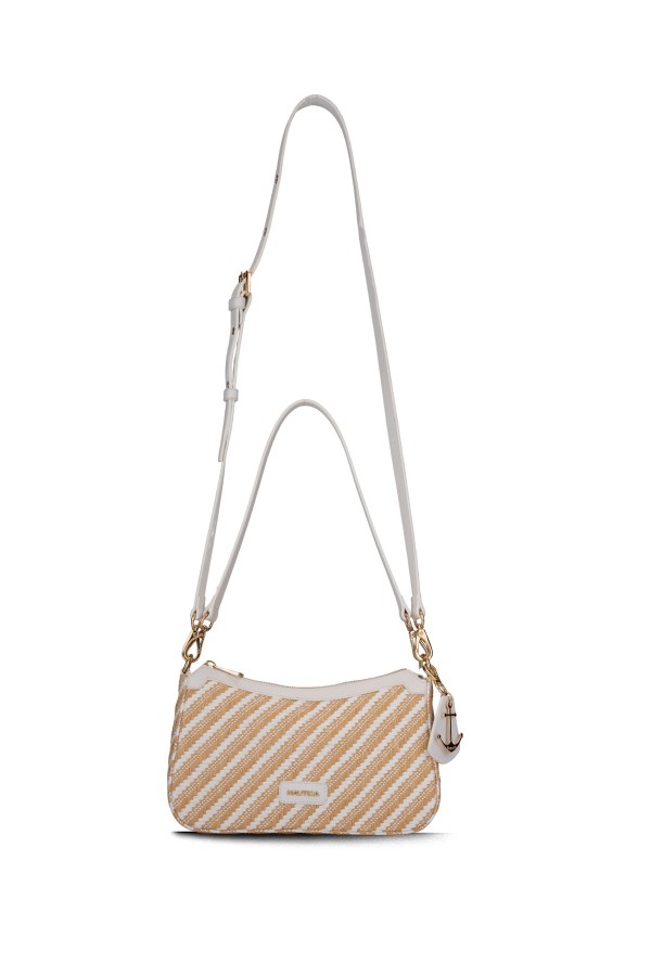 NAUTICA BEYAZ KADIN OMUZ ÇANTASI 