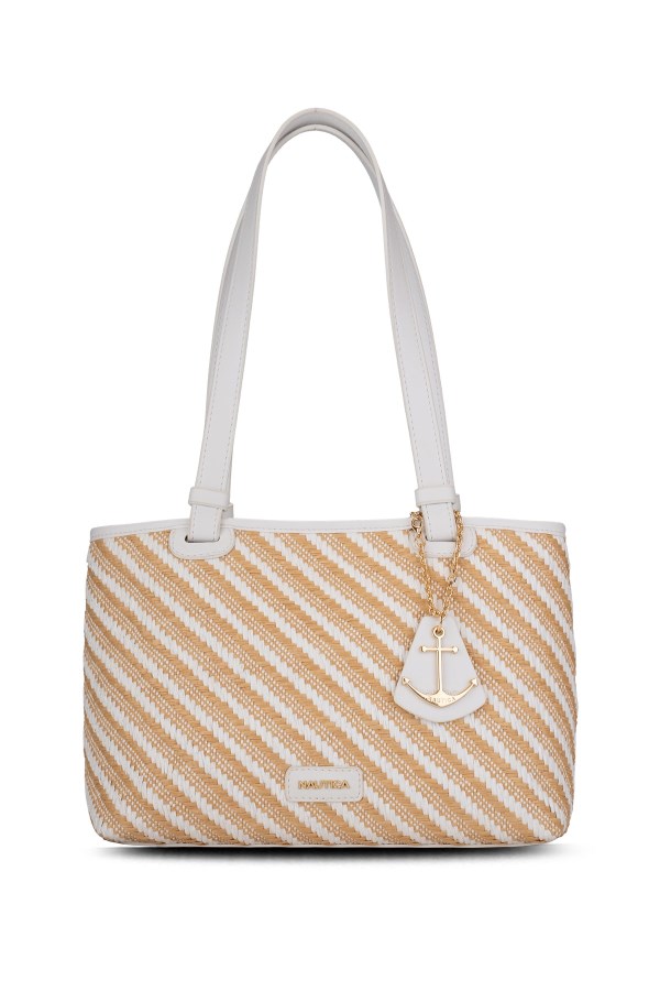 NAUTICA BEYAZ KADIN OMUZ ÇANTASI 