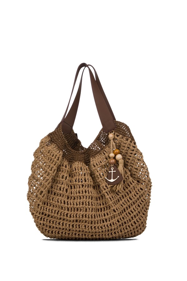 NAUTICA BEJ KADIN OMUZ ÇANTASI