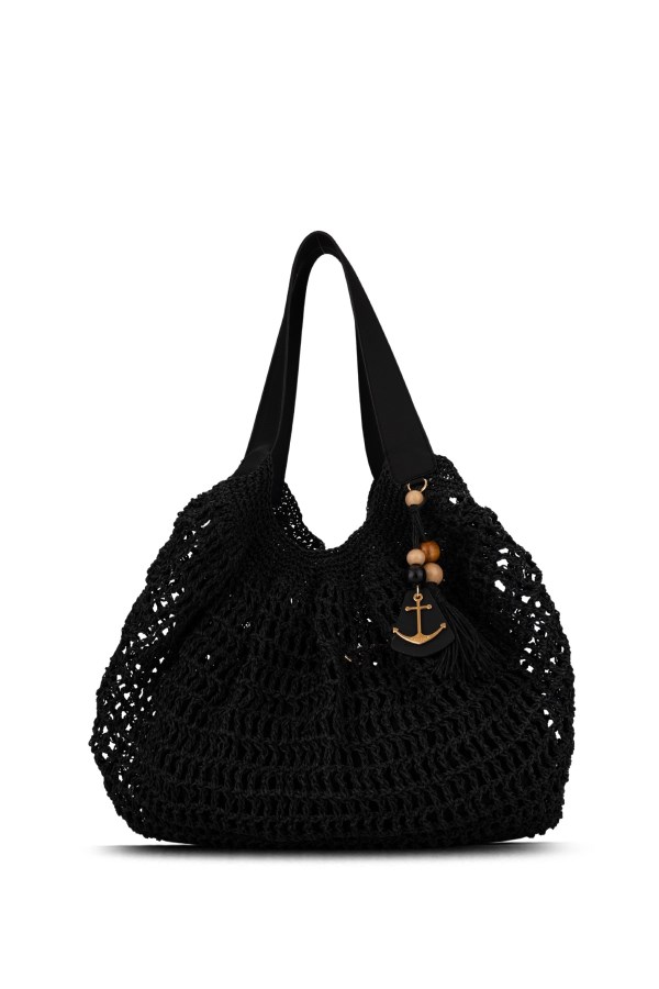 NAUTICA SİYAH KADIN OMUZ ÇANTASI