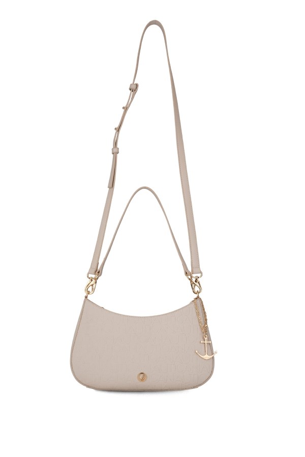 NAUTICA EKRU KADIN OMUZ ÇANTASI