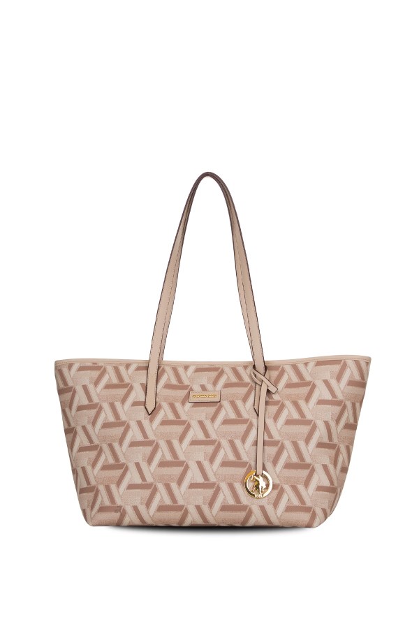 U.S. POLO ASSN. BEJ KADIN OMUZ ÇANTASI 