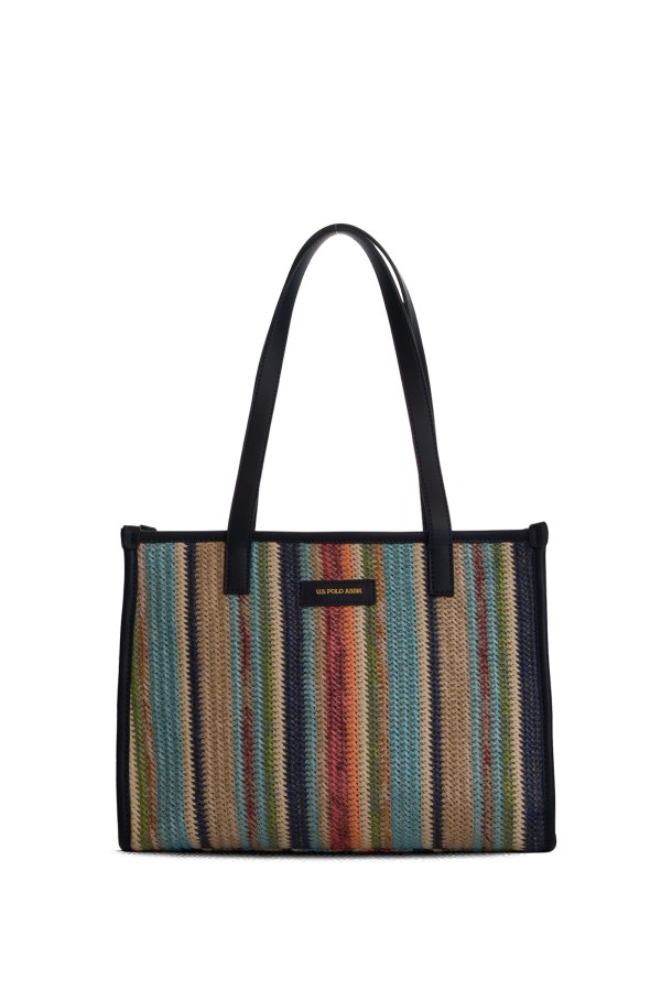 U.S. POLO ASSN. LACİVERT KADIN OMUZ ÇANTASI 