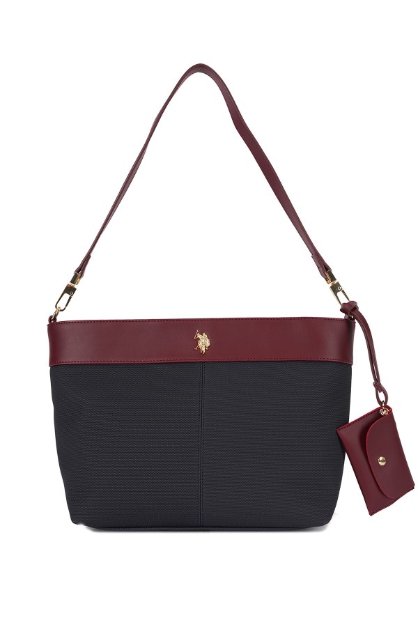 U.S. POLO ASSN. LACİVERT KADIN OMUZ ÇANTASI