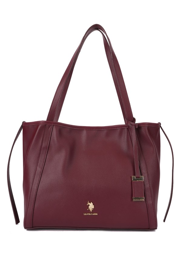U.S. POLO ASSN. BORDO KADIN OMUZ ÇANTASI