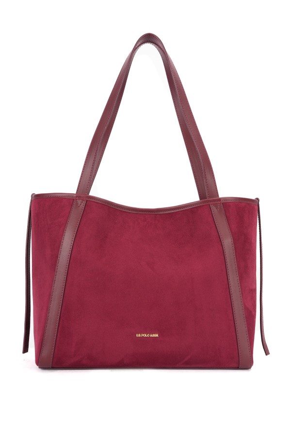 U.S. POLO ASSN. BORDO KADIN OMUZ ÇANTASI 