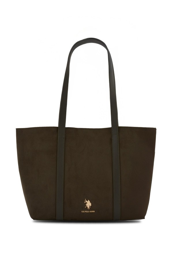 U.S. POLO ASSN. HAKİ KADIN OMUZ ÇANTASI
