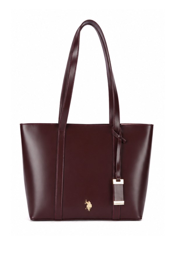 U.S. POLO ASSN. BORDO KADIN OMUZ ÇANTASI