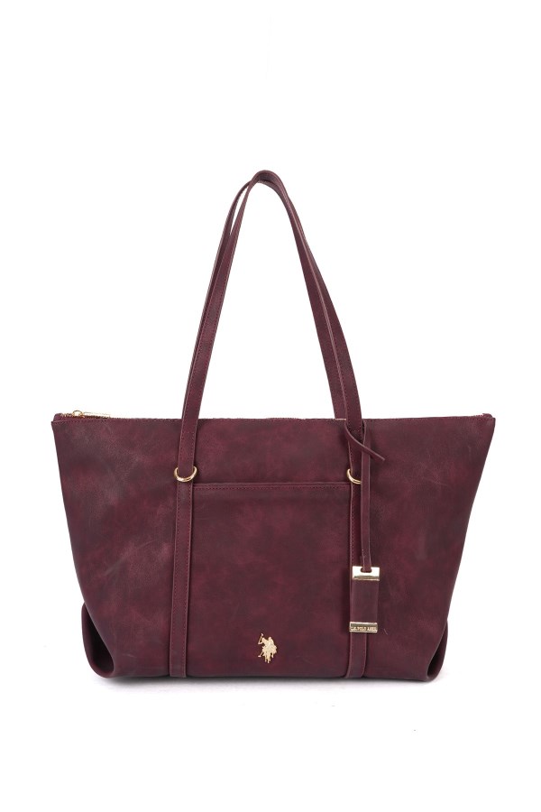 U.S. POLO ASSN. BORDO KADIN OMUZ ÇANTASI