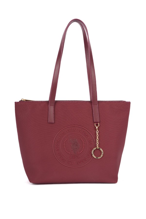 U.S. POLO ASSN. BORDO KADIN OMUZ ÇANTASI