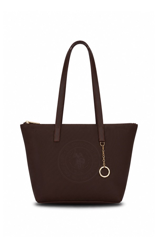 U.S. POLO ASSN. KAHVERENGİ KADIN OMUZ ÇANTASI