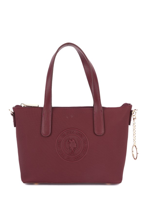 U.S. POLO ASSN. BORDO KADIN OMUZ ÇANTASI 