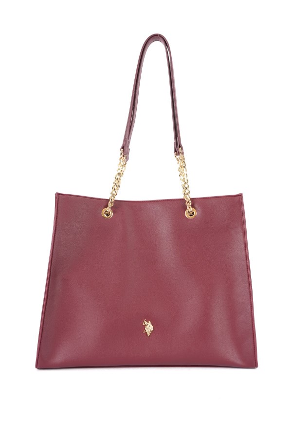 U.S. POLO ASSN. BORDO KADIN OMUZ ÇANTASI 