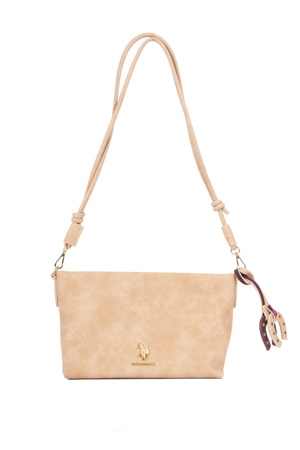 U.S. POLO ASSN. BEJ KADIN OMUZ ÇANTASI 