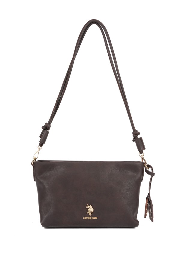 U.S. POLO ASSN. KAHVERENGİ KADIN OMUZ ÇANTASI