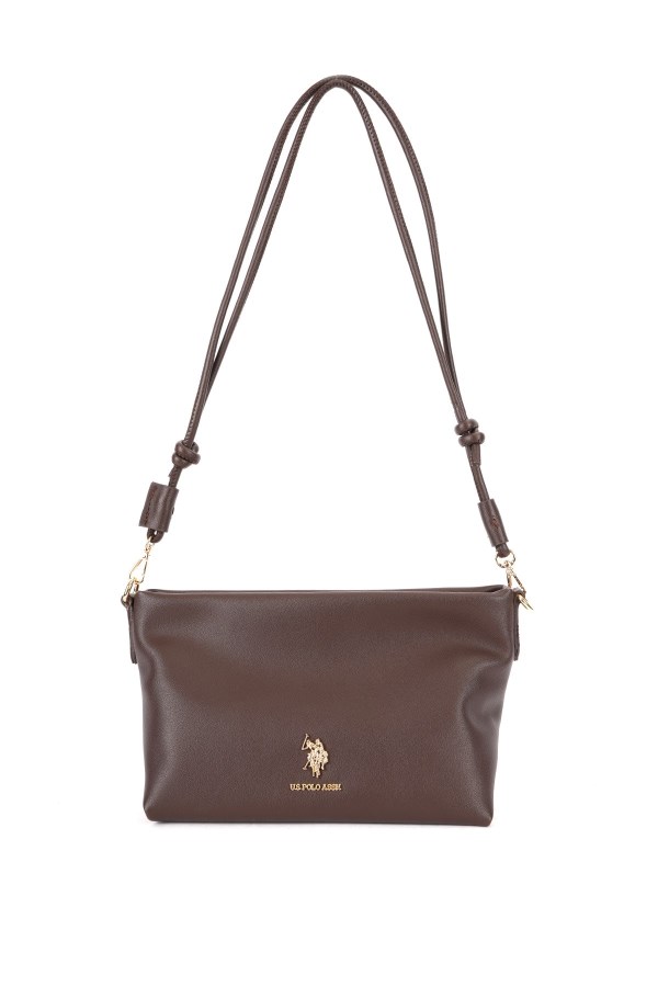 U.S. POLO ASSN. KAHVERENGİ KADIN OMUZ ÇANTASI 