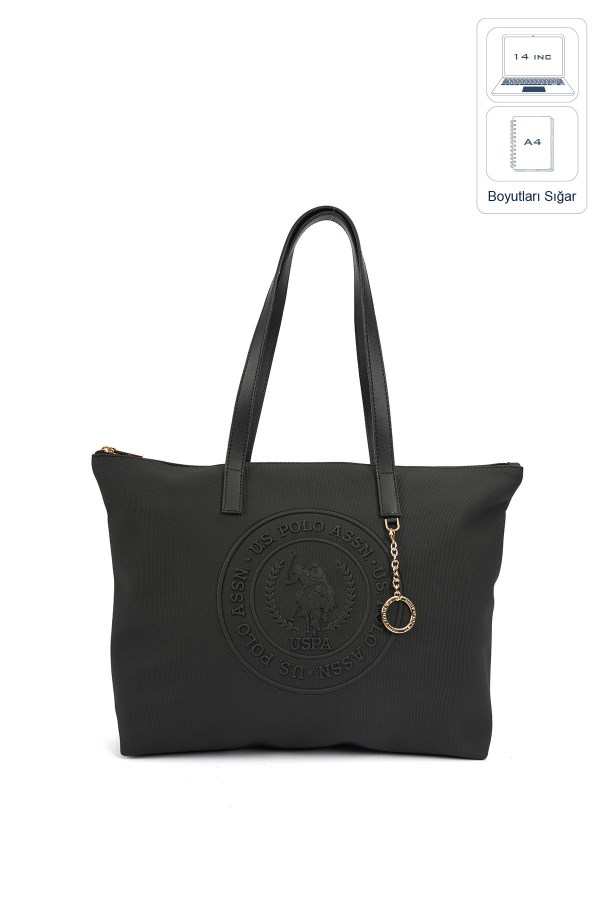 U.S. POLO ASSN. SİYAH KADIN OMUZ ÇANTASI 