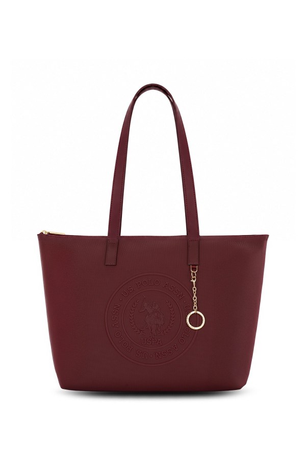 U.S. POLO ASSN. BORDO KADIN OMUZ ÇANTASI