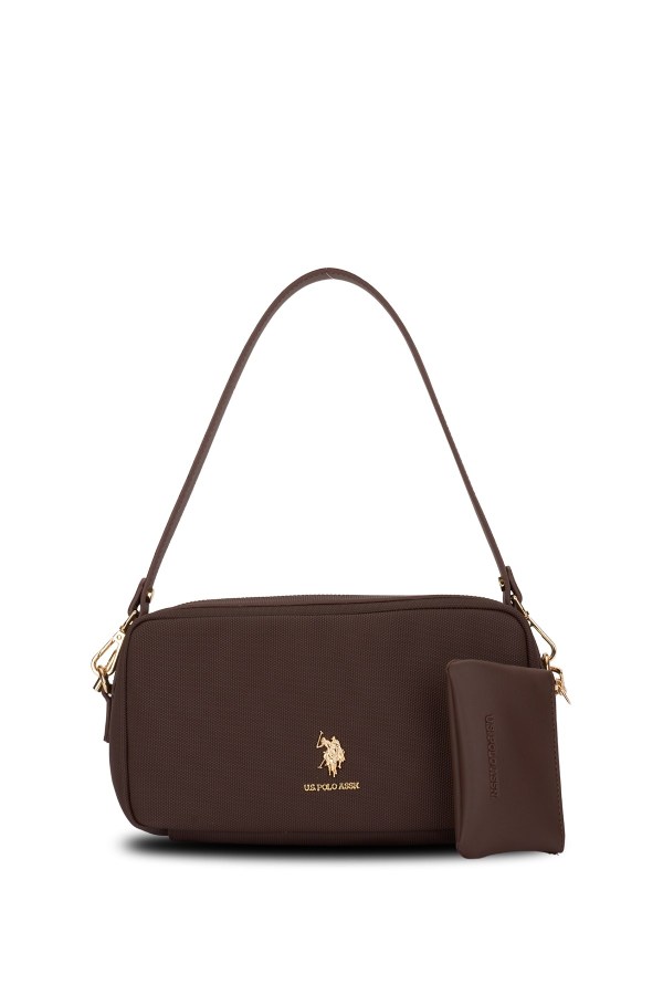U.S. POLO ASSN. KAHVERENGİ KADIN OMUZ ÇANTASI