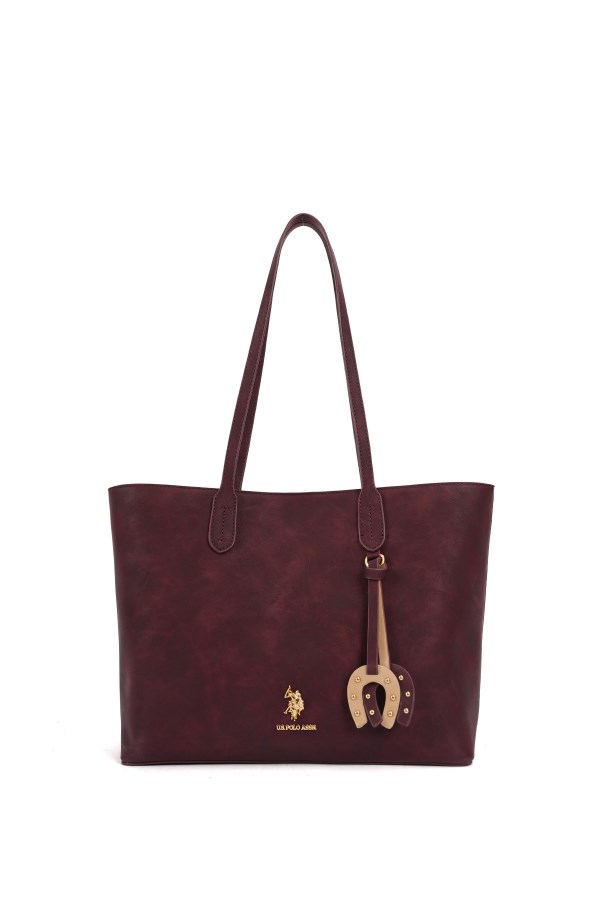 U.S. POLO ASSN. BORDO KADIN OMUZ ÇANTASI 