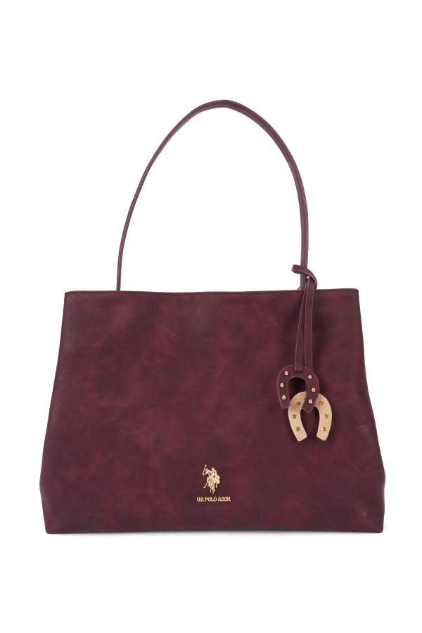 U.S. POLO ASSN. BORDO KADIN OMUZ ÇANTASI