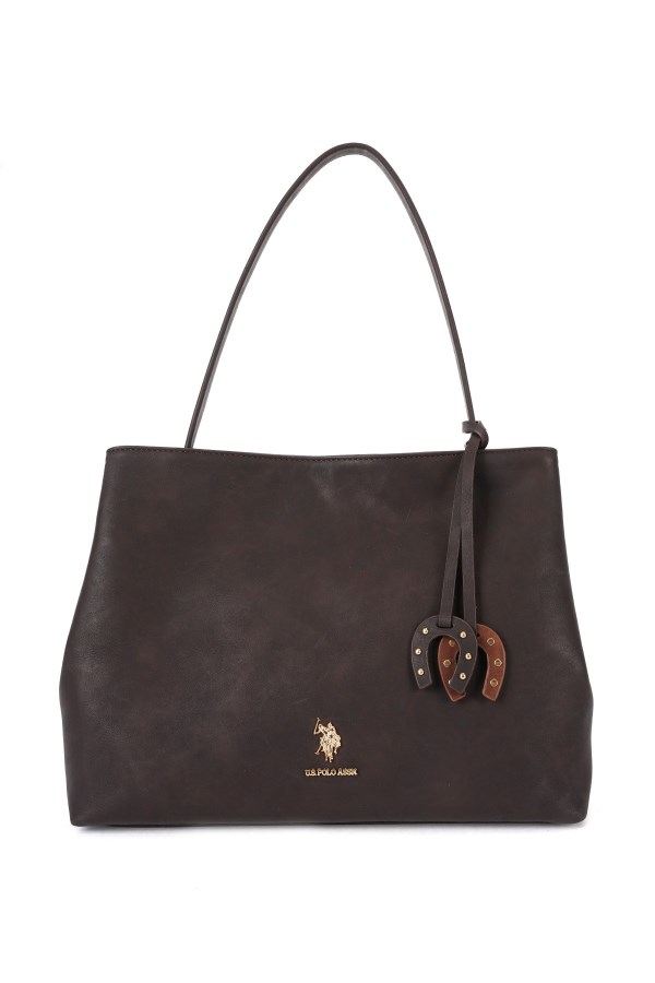 U.S. POLO ASSN. KAHVERENGİ KADIN OMUZ ÇANTASI