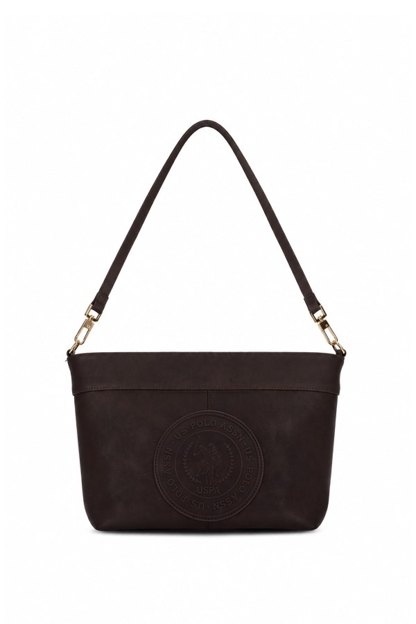 U.S. POLO ASSN. KAHVERENGİ KADIN OMUZ ÇANTASI 