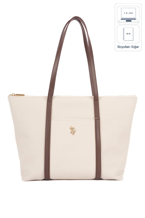 U.S. POLO ASSN. TAS-KAHVE KADIN OMUZ ÇANTASI
