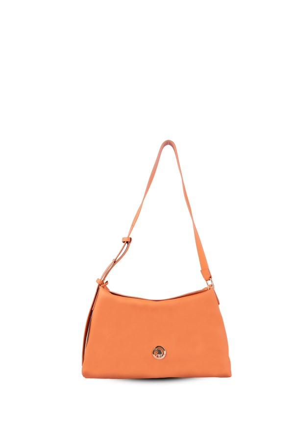 U.S. POLO ASSN. TURUNCU KADIN OMUZ ÇANTASI