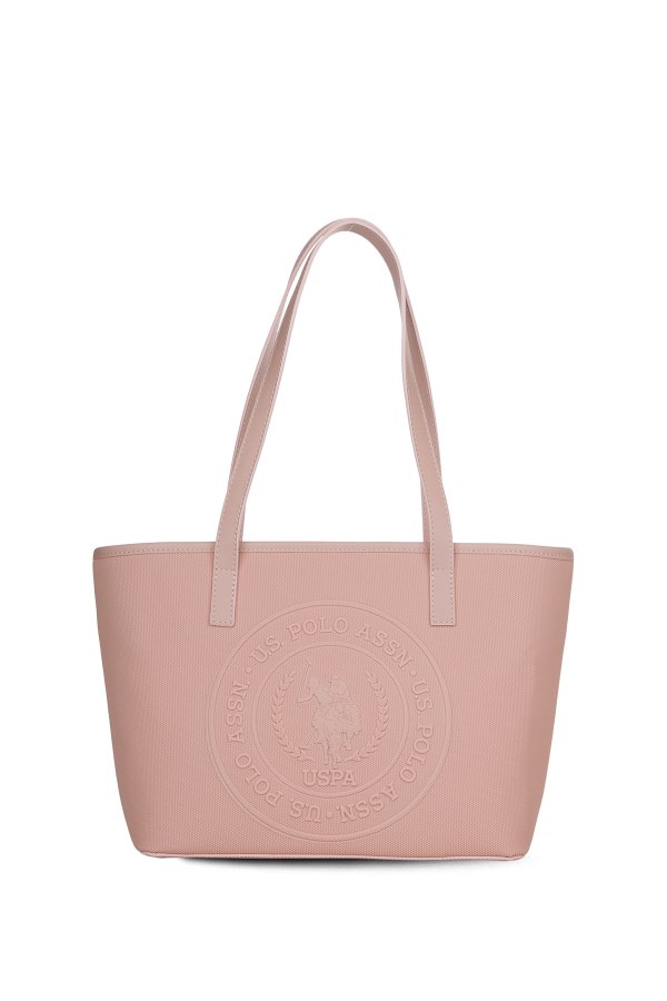 U.S. POLO ASSN. PEMBE KADIN OMUZ ÇANTASI