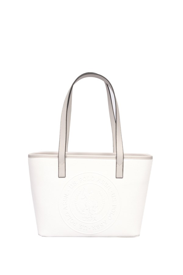 U.S. POLO ASSN. BEYAZ KADIN OMUZ ÇANTASI