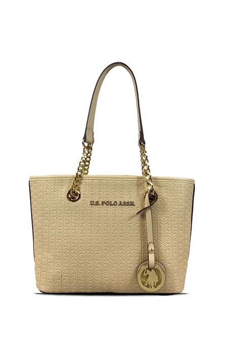 U.S. POLO ASSN. BEJ KADIN OMUZ ÇANTASI