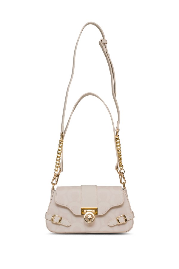 U.S. POLO ASSN. EKRU KADIN OMUZ ÇANTASI