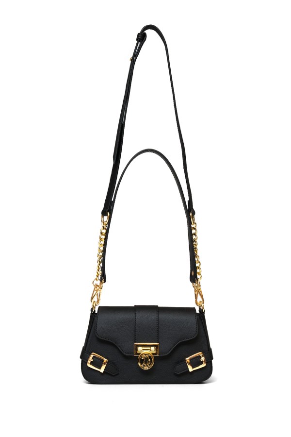 U.S. POLO ASSN. SİYAH KADIN OMUZ ÇANTASI