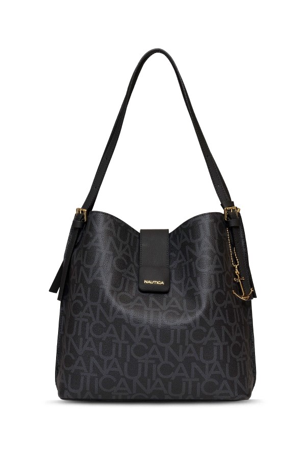 NAUTICA SİYAH KADIN OMUZ ÇANTASI