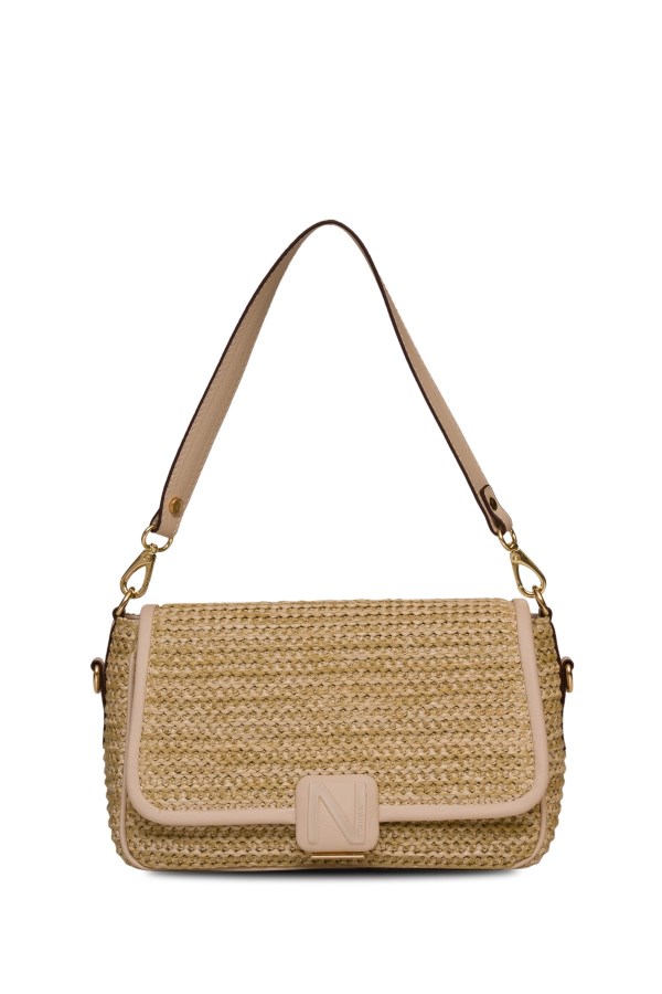 NAUTICA BEJ KADIN OMUZ ÇANTASI