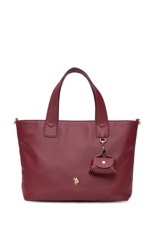 U.S. POLO ASSN. BORDO KADIN OMUZ ÇANTASI