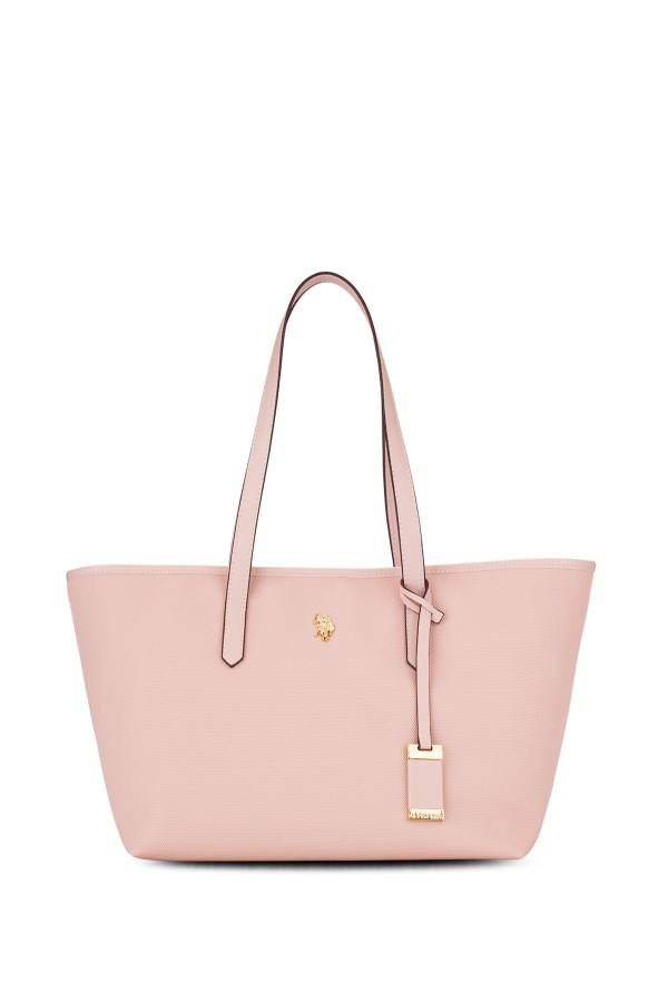 U.S. POLO ASSN. PEMBE KADIN OMUZ ÇANTASI