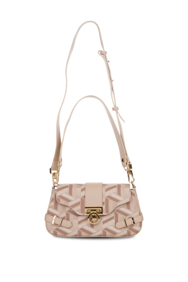 U.S. POLO ASSN. BEJ KADIN OMUZ ÇANTASI