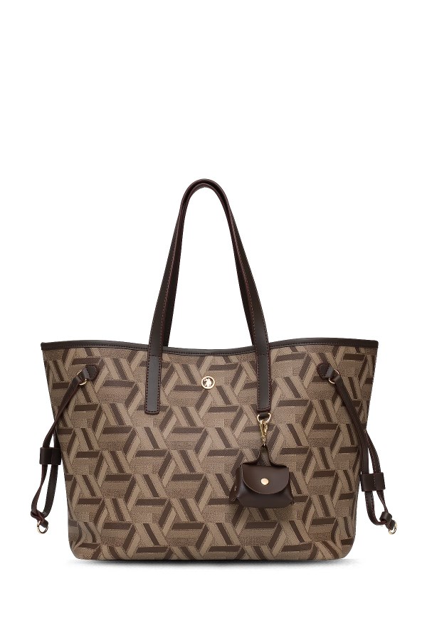 U.S. POLO ASSN. KAHVERENGİ KADIN OMUZ ÇANTASI