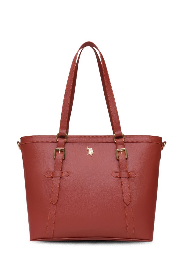 U.S. POLO ASSN. KİREMİT KADIN OMUZ ÇANTASI